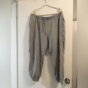 Old Navy Women's High-Waisted SoComfy Jogger Sweatpants Gray Size XL